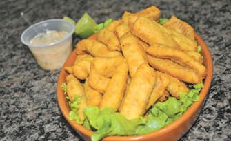 Para o happy hour a dica é o peixe frito 